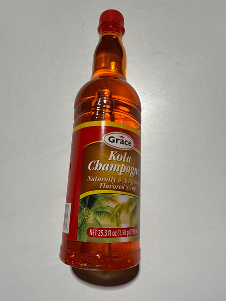 Grace Kola Champagne Syrup 750ml (25.3 Floz)