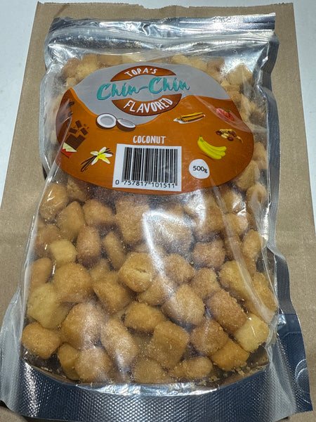 TOPA'S CHIN-CHIN COCONUT FLAVOR 500G