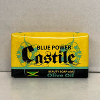 Blue Power Castile soap with Olive oil (4oz)
