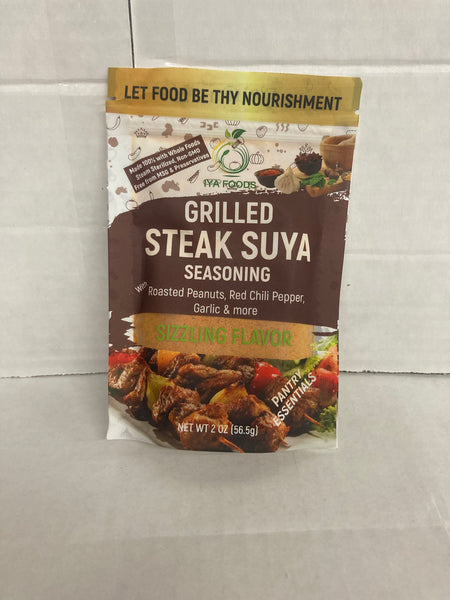 IYA Foods Grilled Steak Suya With Peanuts