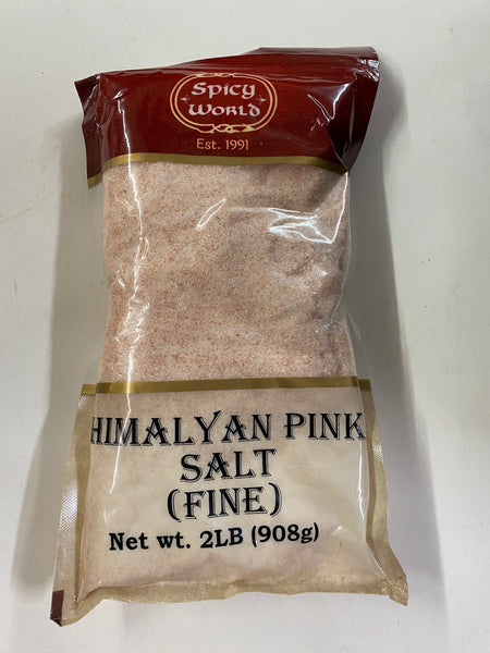Spicy World Himalyan Pink Salt Fine 2lbs (908g)
