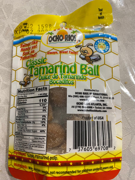 Ocho Rios Tamarind Ball (2.5 Oz (70g)